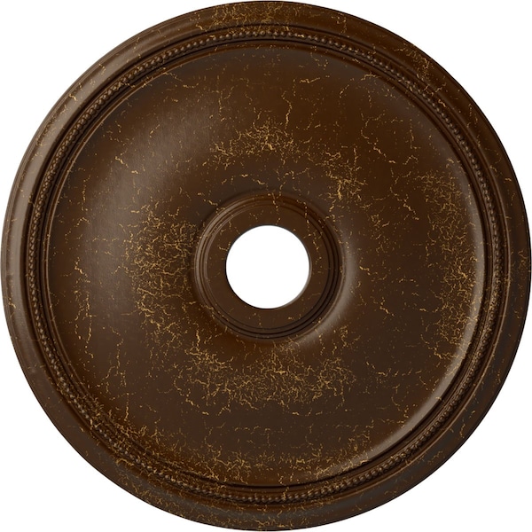 Ekena Millwork Theia Ceiling Medallion (Fits Canopies up to 6 3/4"), 24"OD x 3 5/8"ID x 1 3/4"P, Root Beer Crackle CM24THRBC - main